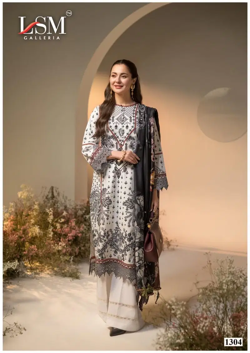 Parian Dream Vol 13 By Lsm Lawn Cotton Pakistani Dress Material Orders In India